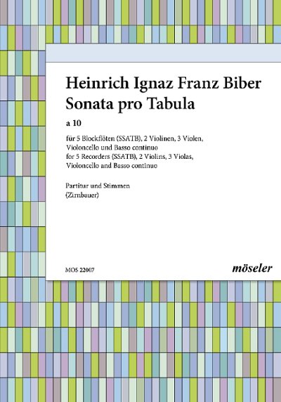 DL: H.I.F. Biber: Sonata pro tabula a 10 C-Dur (Pa+St)