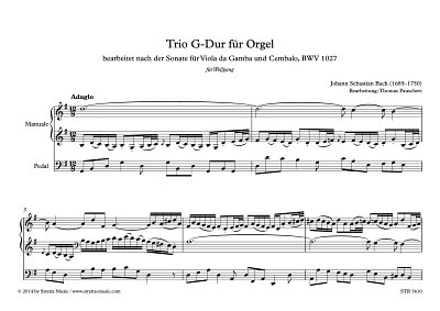 DL: Trio G-Dur, Orgel