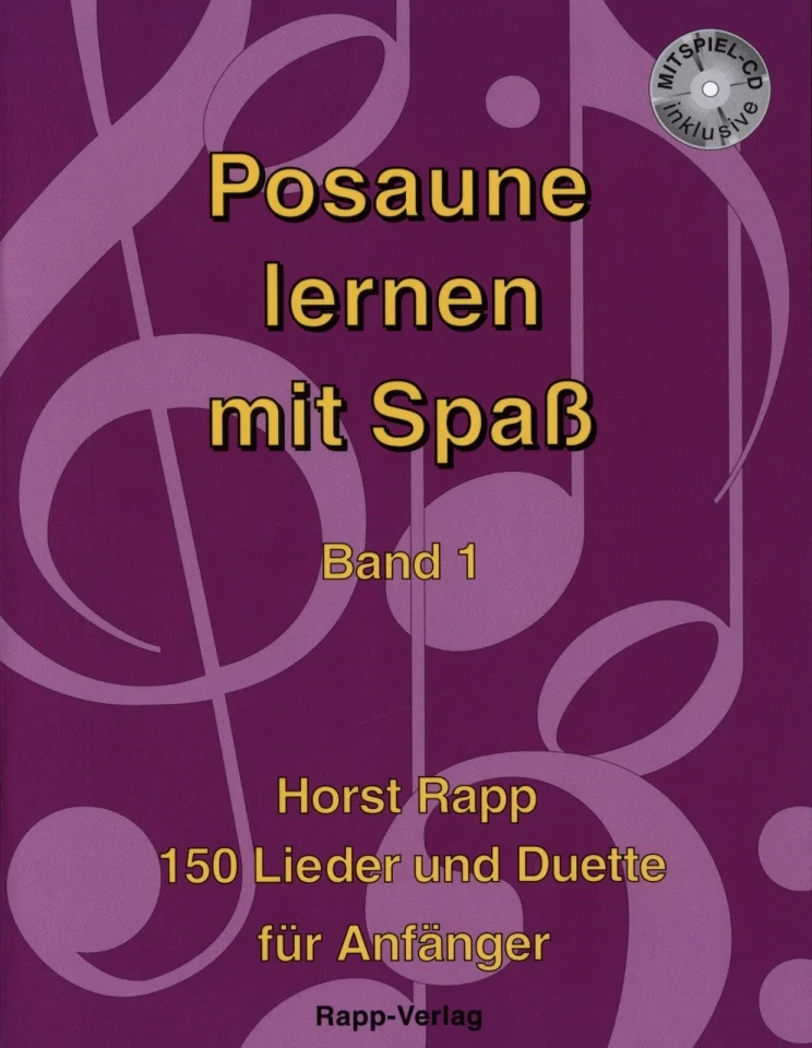 H. Rapp: Posaune lernen mit Spaß 1, Pos/Bar/Eup (+CD) (0)