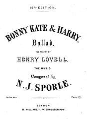 N. J. Sporle, Henry Lovell: Bonny Kate & Harry