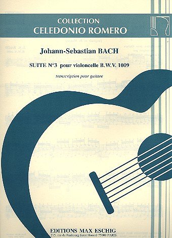 J.S. Bach: Suite N 3 Guitare (Romero  (Part.)