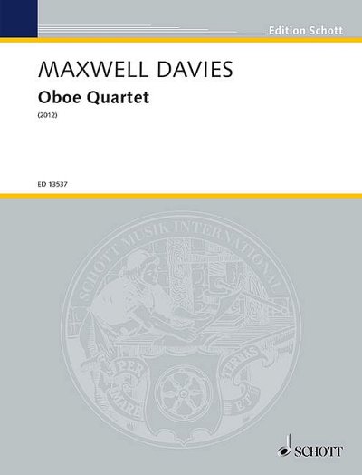 DL: P. Maxwell Davies: Oboe Quartet, ObVlVaVc (Pa+St)