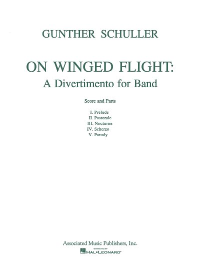G. Schuller: On Winged Flight, Blaso (Pa+St)