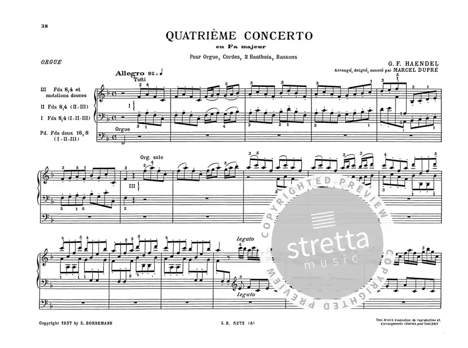 G.F. Händel: Seize Concertos 1, Org (3)