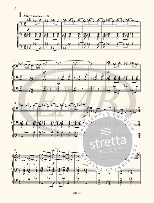 B. Bartók: Tanz-Suite, Org (2)