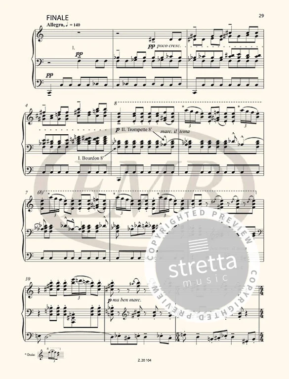 B. Bartók: Tanz-Suite, Org (4)