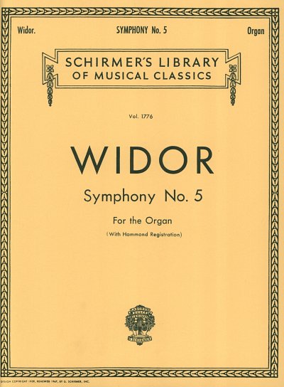 C.-M. Widor: Symphony No. 5, Org