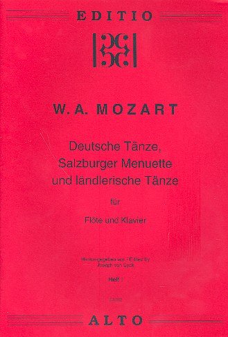 W.A. Mozart: Deutsche Taenze 1 Salzburger Menuette +
