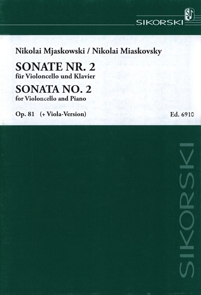 Mjaskowski Nikolai: Sonate 2 Op 81