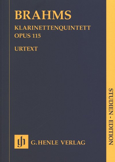J. Brahms: Klarinettenquintett h-Moll op. 1, KlarA4Str (Stp)