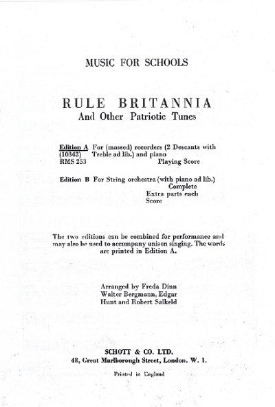 Rule Britania  (Pa+St)