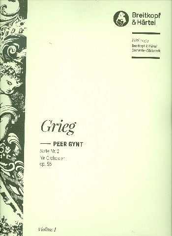 E. Grieg: Peer Gynt-Suite, Sinfo (Vl1)