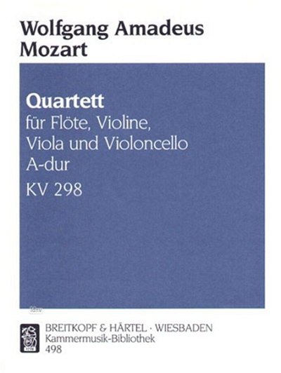 W.A. Mozart: Quartett A-Dur Kv 298