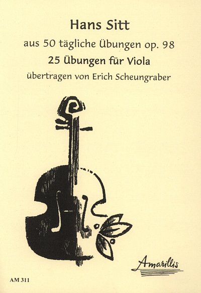 H. Sitt: 25 Uebungen op.98, Viola