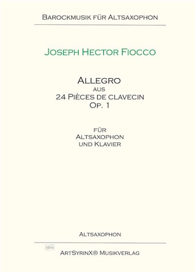 J. Fiocco: Allegro C-Dur, ASaxKlav (KlavpaSt)