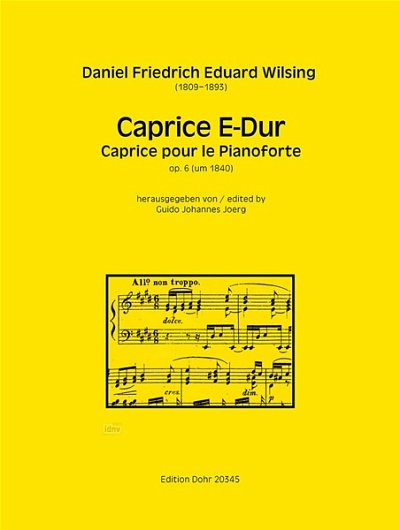 D.F.E. Wilsing: Caprice E-Dur op. 6
