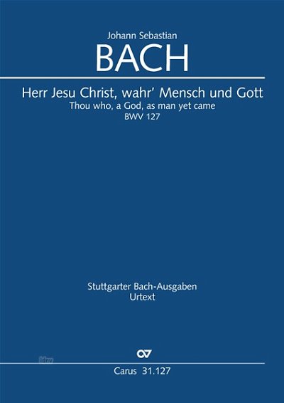DL: J.S. Bach: Herr Jesu Christ, wahr' Mensch und Gott F (Pa