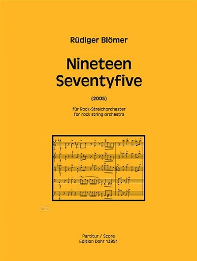 R. Blömer: Nineteen Seventyfive, Stro (Part.)