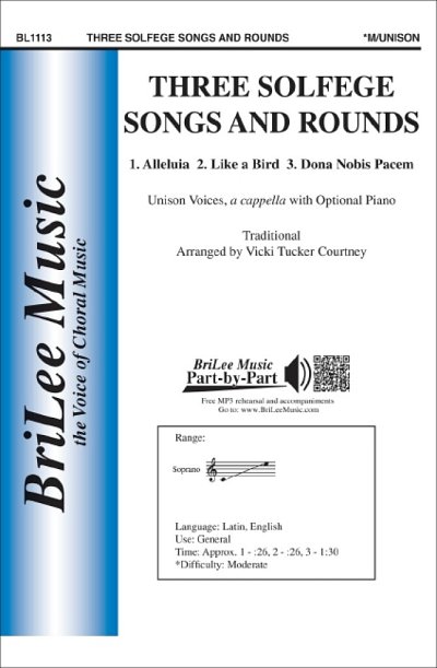 Three Solfege Songs and Rounds (Chpa)
