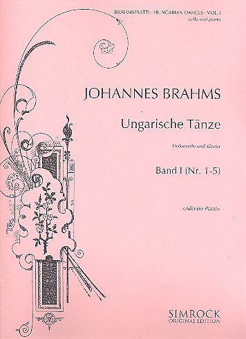 J. Brahms: Ungarische Tänze Vol. 1, VcKlav