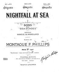 DL: M.F.P.N.B. Marsland: Nightfall At Sea, GesKlav