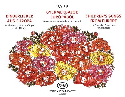 L. Papp: Kinderlieder aus Europa, Klav(4hd) (Sppart)