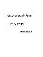 B. Geoffrey Wright, Diana Morgan, Robert McDermot, Billy Mayerl: Transatlantic Lullaby