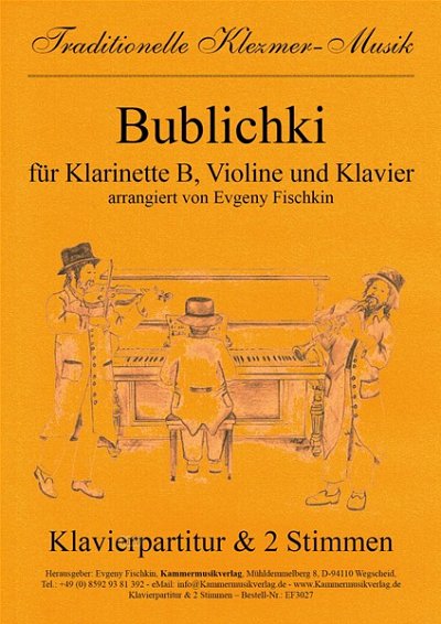 E. Fischkin: Bublichki, KlarVlKlav (Klavpa2Solo)