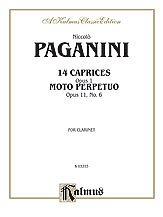 N. Paganini y otros.: Paganini: Fourteen Caprices, Op. 1 and Moto Perpetuo, Op. 11, No. 6 (unaccompanied)