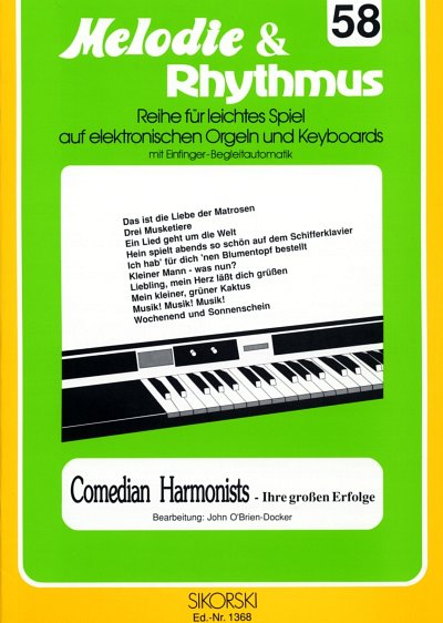 Comedian Harmonists: Melodie & Rhythmus, Heft 58: Comedian Harmonists - Ihre großen Erfolge