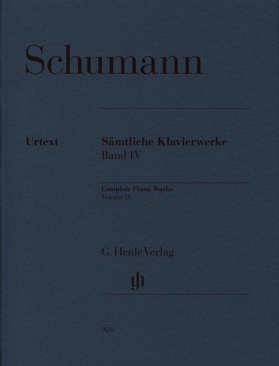 R. Schumann: Sämtliche Klavierwerke IV, Klav