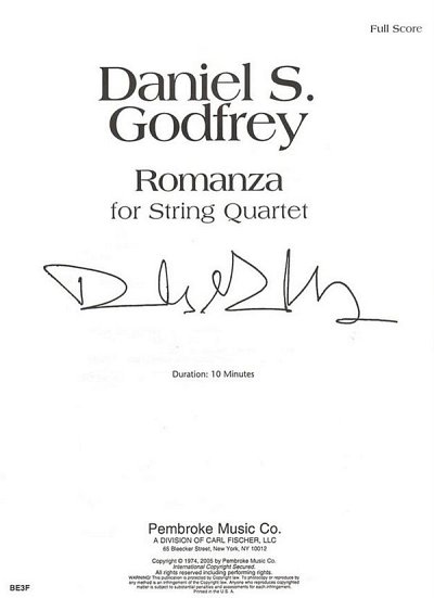 D. Godfrey: Romanza