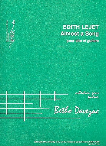 E. Lejet: Almost A Songalto-Guitare (Part.)