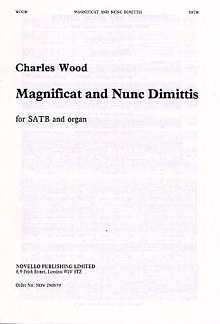 C. Wood: Magnificat And Nunc Dimittis In E Fl, GchOrg (Chpa)