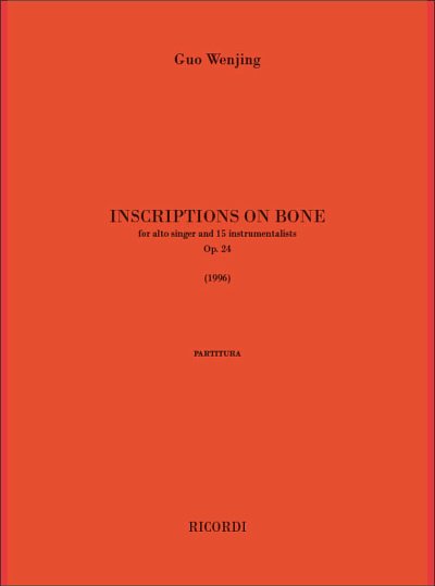 G. Wenjing: Inscriptions on bone