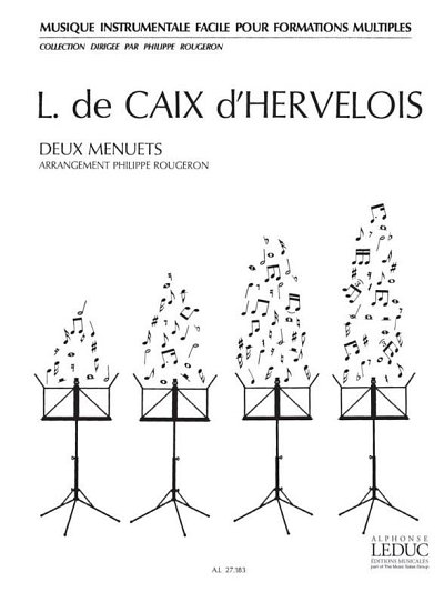 Louis de Caix dHervelois: 2 Menuets, Varens (Pa+St)