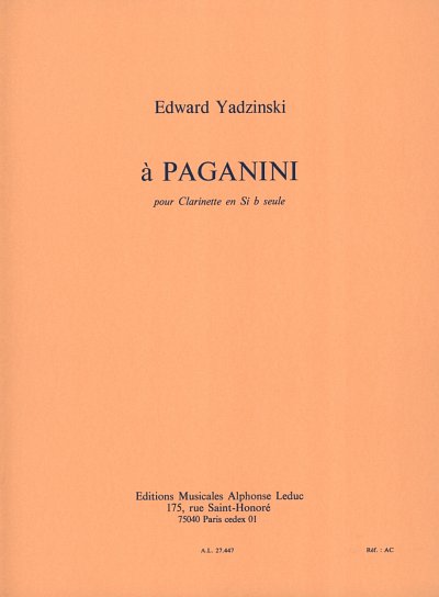 A Paganini, Klar