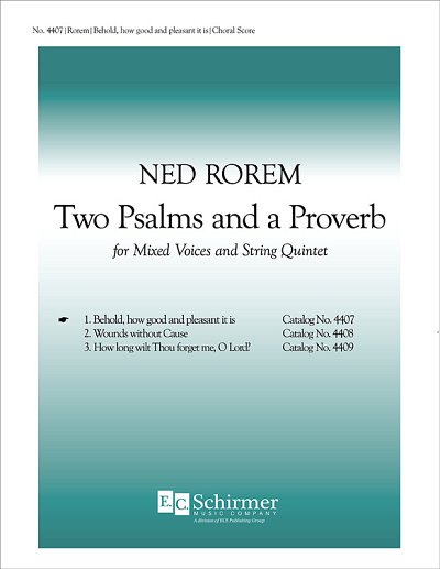 N. Rorem: Two Psalms and a Proverb
