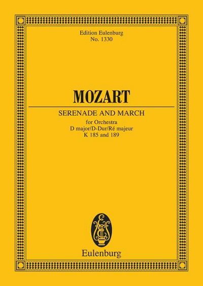 DL: W.A. Mozart: Serenade D-Dur (Finalmusik) und Mar, Orch (