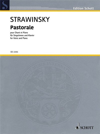 I. Strawinsky: Pastorale, GesSKlav (Bu)