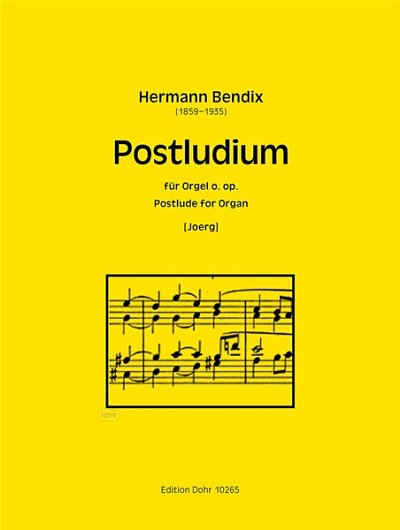 H. Bendix: Postludium, Org (Part.)