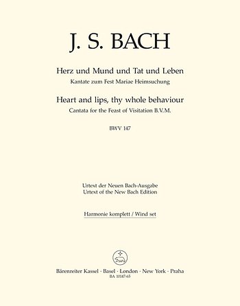 J.S. Bach: Herz und Mund und Tat und Le, 4GesGchOrchO (HARM)
