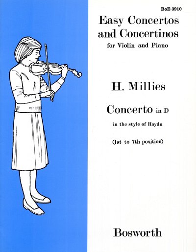 H. Millies: Concertino in D in the Style , VlKlav (KlavpaSt)