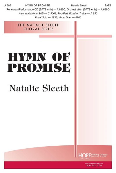 N. Sleeth: Hymn of Promise, Gch;Klav (Chpa)