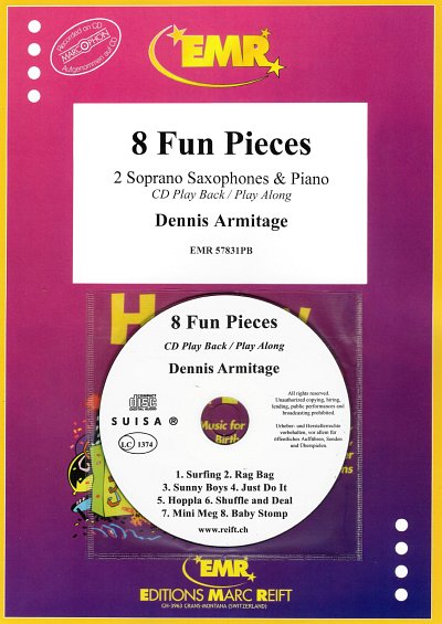 D. Armitage: 8 Fun Pieces, 2SsxKlav (+CD)