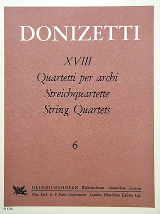 G. Donizetti: Quartett 6 G-Moll