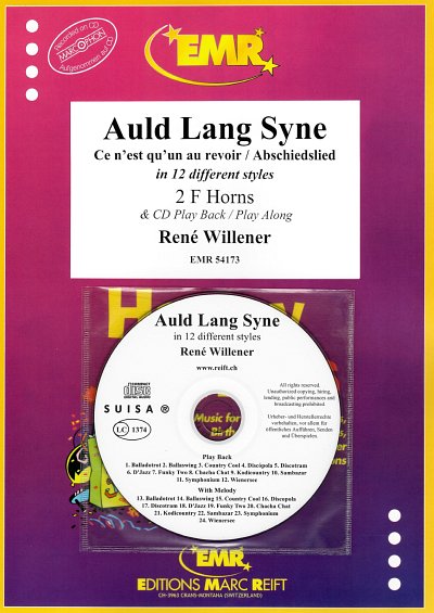 R. Willener: Auld Lang Syne, 2Hrn (+CD)