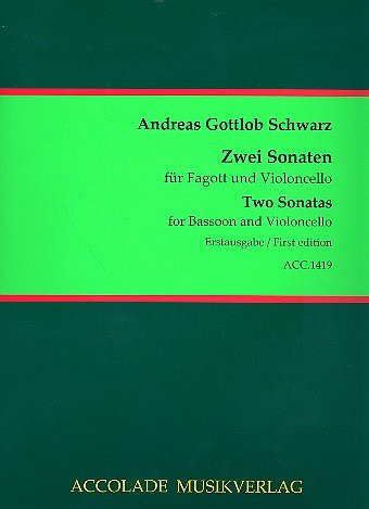 A.G. Schwarz: Zwei Sonaten , FagVc (Sppa)