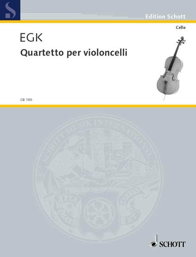 DL: W. Egk: Quartetto per violoncelli, 4Vc (Pa+St)