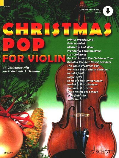 U. Bye: Christmas Pop for Violin, 1-2Vl (SppaAudio)